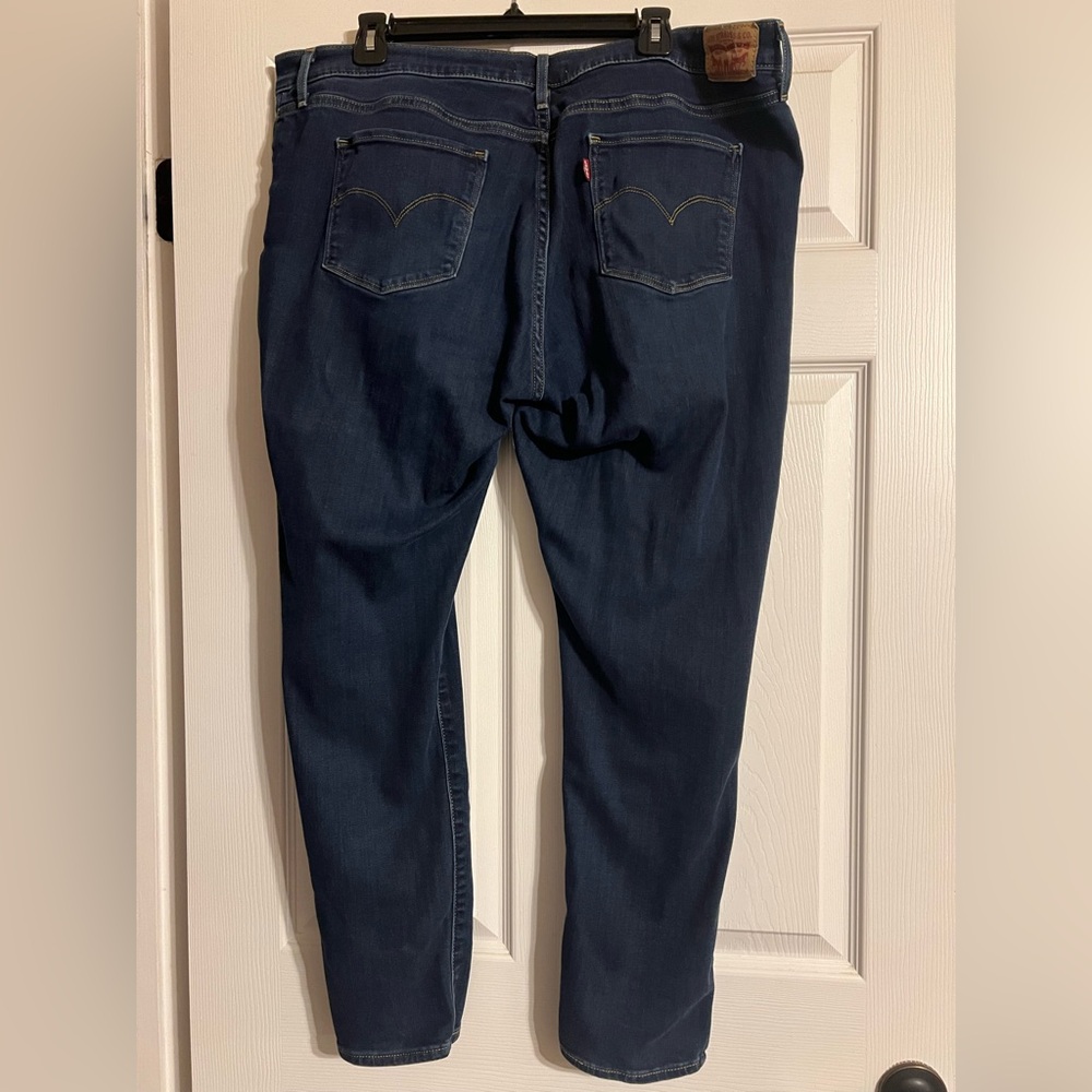 Levi's Dark Blue Straight Leg Women's Jeans